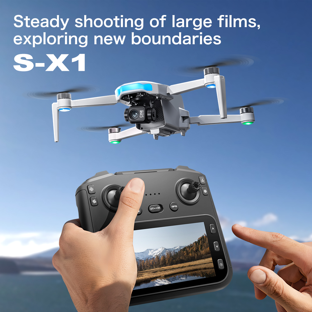 S-X1 GPS Foldable RC Quadcopte - Drone Mapping ulasan dan harga